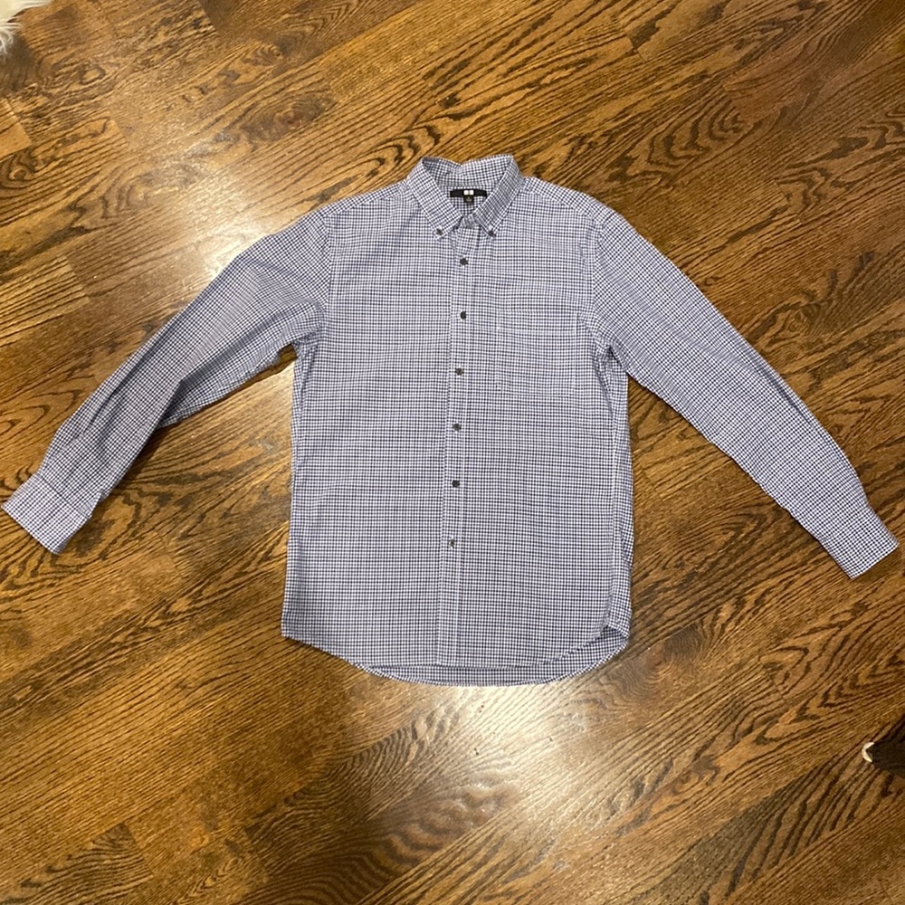 Uniqlo small plaid shirt
